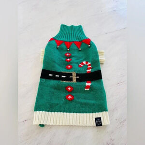 American Beagle Outfitters Dog Elf Holiday Sweater Size Medium NWOT